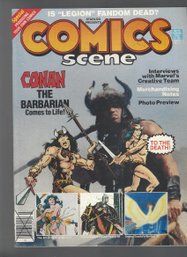 Comics Scene No 4 July 1982 SB Conan The Barbarian Comes To Life Legion Fandom