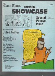 The Comic Times Media Showcase Vol 1 No 6 May 1981 SB Special Popeye Issue Jules Feiffer Interview