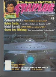 Starlog No 116 March 1987 SB Women Of Star Trek IV Aliens Blake's 7 Dr Who Journey To The Center Of The Earth