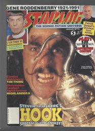 Starlog No 174 Jan 1992 SB Gene Roddenberry Hook The Thing Highlander II Star Trek VI
