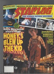 Starlog No 181 Aug 1992 SB Universal Soldier Honey I Blew Up The Kid Robocop 3 Stay Tuned Isaac Asimov
