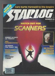 Starlog No 43 Feb 1981 SB Incredible Hulk Episode Guide Scanners Altered States Popeye