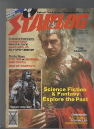 Starlog No 55 Feb 1982 SB Vinyl Disk Included Time Bandits Interviews Philip K Dick Robert Culp Alan Ladd Jr