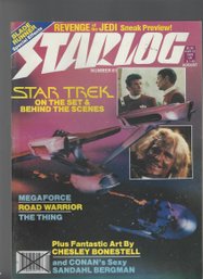 Starlog No 61 Aug 1982 SB Star Trek Road Warrior Revenge Of The Jedi Megaforce The Thing