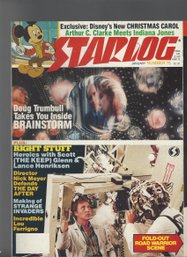 Starlog No 78 Jan 1983 SB Special Brainstorm Right Stuff Christmas Carol  Has Fold Out For Road Warrior