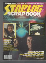 1982 Starlog Scrapbook Vol 1 Collectors Edition With Full Color Pull Outs SB