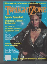 Rod Serlings The Twilight Zone Magazine Vol 4 No 3 Aug 1984 SB Spock Indiana Jones Firestarter