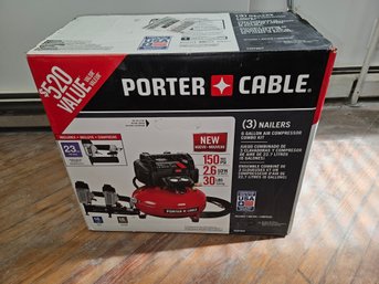 Porter-Cable PCFP3KIT 3-Pc. Nailer And Air Compressor Combo Kit New Open Box - 16