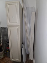 White Cabinet Drawer Storage Shelf Shelving - 85