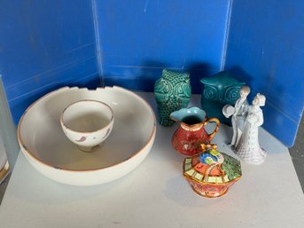 Lot Of Assorted Decorative Porcelain China W/ Wedding Lladro