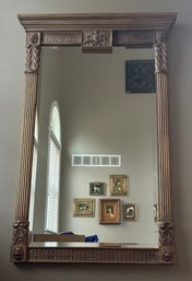 Vintage Ornate Regency Gilt Mirror W/ Lions Baroque Neoclassical