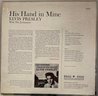 His Hand In Mine By Elvis Presley LSP-2328 Lp Album Vinyl Record Ip