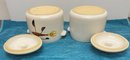 West Bend - 2-vintage Bean Pots Or On The Counter Storage Jars Mid- Century 1950s