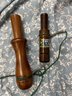 2 Hand Made Duck Calls Unknown Type.