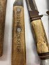 Vintage 12 Knife Lot Hunting, Carving, Butchery, Bone Handle, Wood Handle Dexter, Foster, Edgebrand
