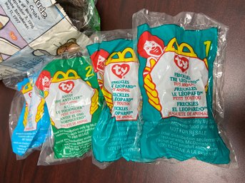 Lot Of 4 - 1999 McDonalds TY Teenie Beanie Baby Collectables