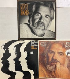 3 Lps Kenny Rogers First Edition Tell It All Brother Weve Got Tonight Turn You Around LP Record Vinyl Album