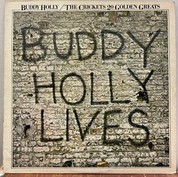 Buddy Holly Lives The Crickets 20 Golden Greats Record Lp Vinyl