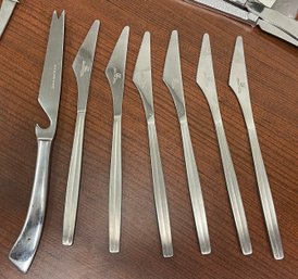 Stainless Steel Flatware Sheffield, Six Dinner Knives