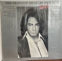 Neil Diamond, His 12 Greatest Hits LP Record Vinyl Album.