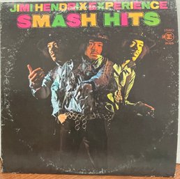 Jimi Hendrix Smash Hits LP Record Vinyl Album.