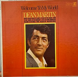 Dean Martin Welcome To My World  Record Lp Vinyl