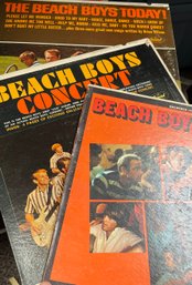 3 The Beach Boys Vinyl Record BEACH BOYS TODAY, CONCERT GATEFOLD, PARTY GATEFOLD Lp