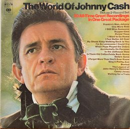 The World Of Johnny Cash Two LP Record Vinyl Album