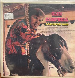 Glen Campbell A Satisfied Mind, Record Album Lp Vinyl