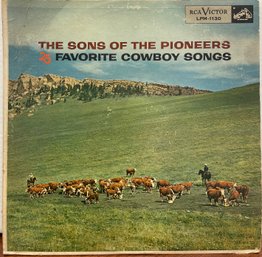 The Sons Of The Pioneers 25 Favorite Cowboy Songs Record Album Lp Vinyl