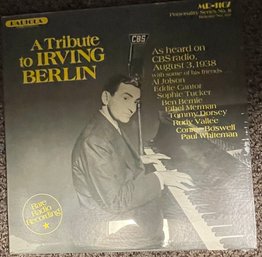 A Tribute To Irving Berlin, As Heard On The Radio 1938 LP Record Vinyl Album