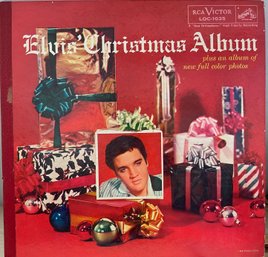 Elvis Presley Elvis Christmas Album Loc-1035 Dated 1957 Record Lp Vinyl
