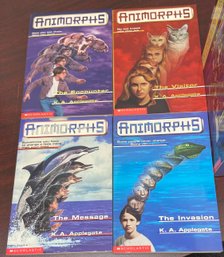 Set Of 4 Animorphs - Chapter Series Books