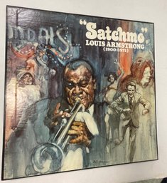 Louis Armstrong Satchmo, 1900 1971 3 Record Box Set Great Performances Vol 1  LP Record Vinyl Album.