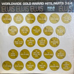 Elvis Presley Worldwide Gold Award Hits Part 3 & 4 2 Lp Set R214657 Lp Record Vintl