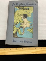 Vintage 1908 Hardcover Book A Childs Garden Of Verses By Robert Louis Stevenson