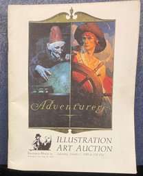 Adventurers Illustration Art Auction Oct 7, 1989 Catalog