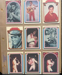 Nine Elvis Trading Cards Nos 28-36