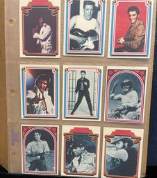 Nine Elvis Trading Cards Nos 10-16