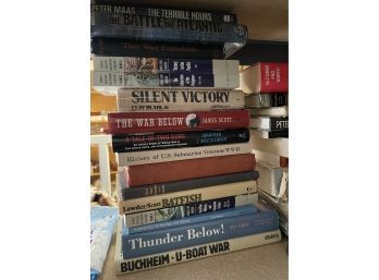 28 Books WWII Warfare Submarine Navy Etc.