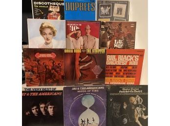 Nice Lot Of LP 12 Lp Records 33 1/3  Dovells, Duprees , Jay Americans, And More
