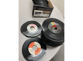 Huge 150 Record Lot Of 7 Inch 45s. Mixed Titles. Lots Of Rock And Other.