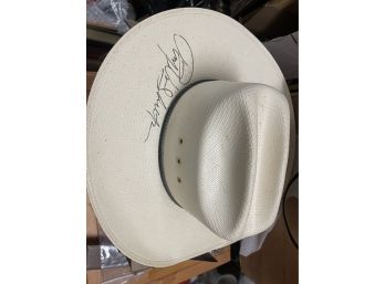 SIGNED Concert Country Singer Ricky Van Shelton Cowboy Hat Size 6 7/8
