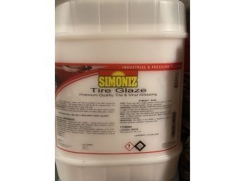 Simoniz Tire Glaze. 5 Gallon Container NEW
