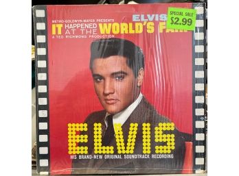 Elvis Presley It Happened At The Worlds Fair LSP-2697 LP Record LP Record Vinyl