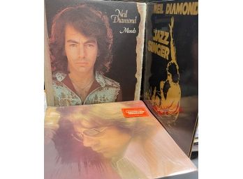 3 Neil Diamond Lp Records Moods, Serenade, The Jazz Singer Vinyl
