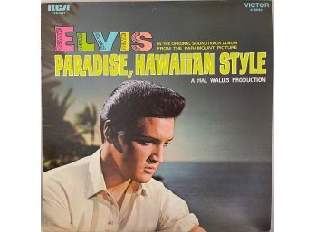 Elvis Presley, Original Soundtrack Paradise Hawaiian Style LSP-3643 Album Vinyl Record Ip