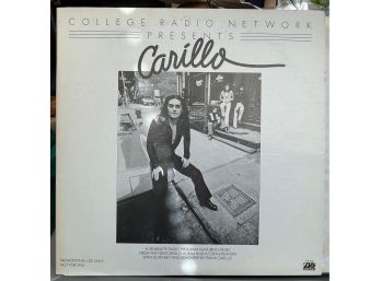 Lp Record Vinyl College Radio Network Presents Frank Carillo Guitarist And Song Writer