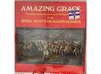 Amazing Grace The Pipes Drums Military Band Royal Scots Dragoon Guards Album Lp Vinyl Record