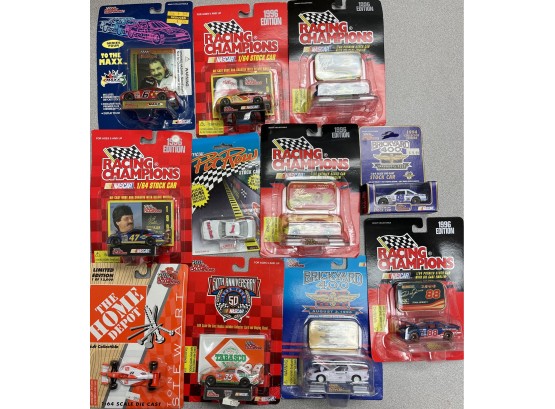 Mix Lot 11 Nascar 1/64 Scale Cars. See Pictures